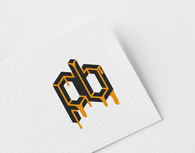 P฿ Workshops Logo branding design freelance graphic design honey illustration initials isometric isometric letters letters logo logo design logomark logotype modern pb pb logo typography vector