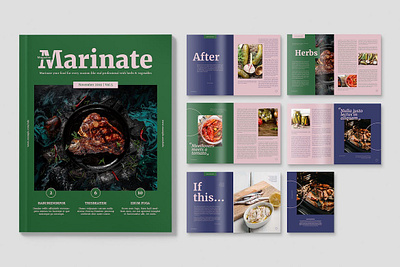 Food Magazine Template a4 annual annual report annual report brochure bifold brochure brand identity brochure brochure design brochure template company company brochure company profile corporate indesign lookbook magazine print printable proposal template