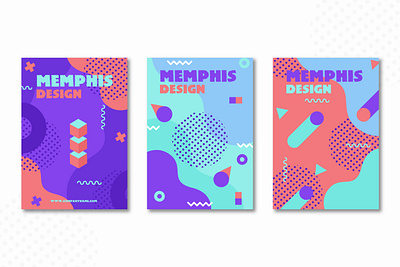 Memphis Design adobe illustrator branding flatdesign illustration illustrator logo