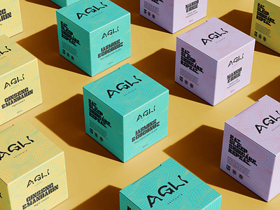 AGLI Skincare Packaging ◑ box branding branding identity colourful cream design distorted distortion edgy graphic design identity logo design logotype modern packaging packaging design skincare typography visual identity youthfull