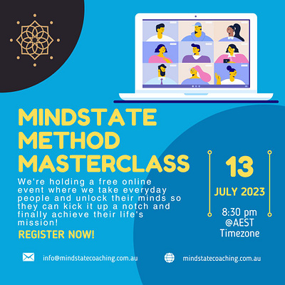 Masterclass Social Media Post advertise design graphic design