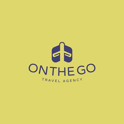 On the Go - Travel Agency branding designdaily logo logodaily logodesign logodesigner logodesignlove minimal plane travel travel logo white space whitespace