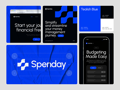 Spenday - Visual Brand Identity brand brand campaign brand colors brand guidelines brand identity branding company finance finance branding fintect identity logo design marketing money money management visual visual identity