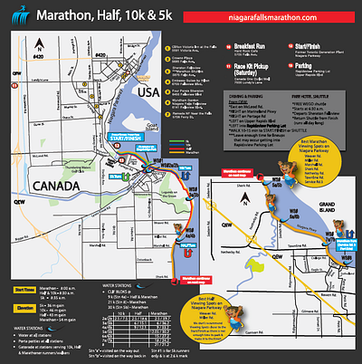 Large Scale Coroplast Map (Signage) coroplast graphicdesign map signage