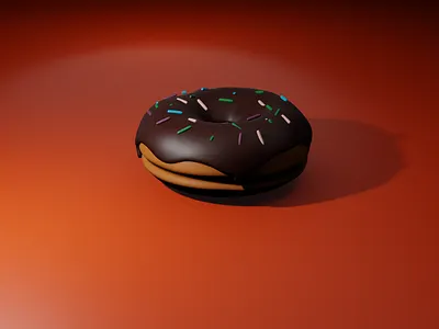 Blender Donuts 3d blender ui