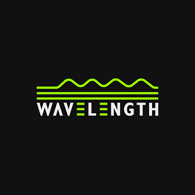 WAVELENGTH LOGO CONCEPT branding design graphic design logo
