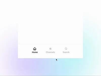 tab Mellow ai animation interaction micro mobile tab ui