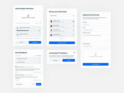 Elysium UI Components app branding component design font graphic design hero humanist illustration landing page light light mode logo minimalist mockup typography ui ui component ux vector