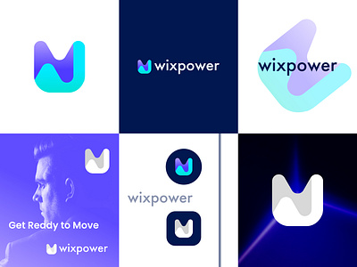 Wixpower Modern App logo design app bestlogo branding business logo colorful graphic design icon logo logo design logo maker logofolio logotype modern popular symbol top trendy unique web