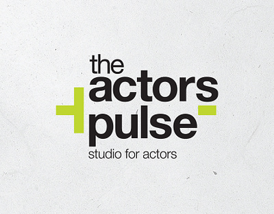 The actors pulse branding graphic design