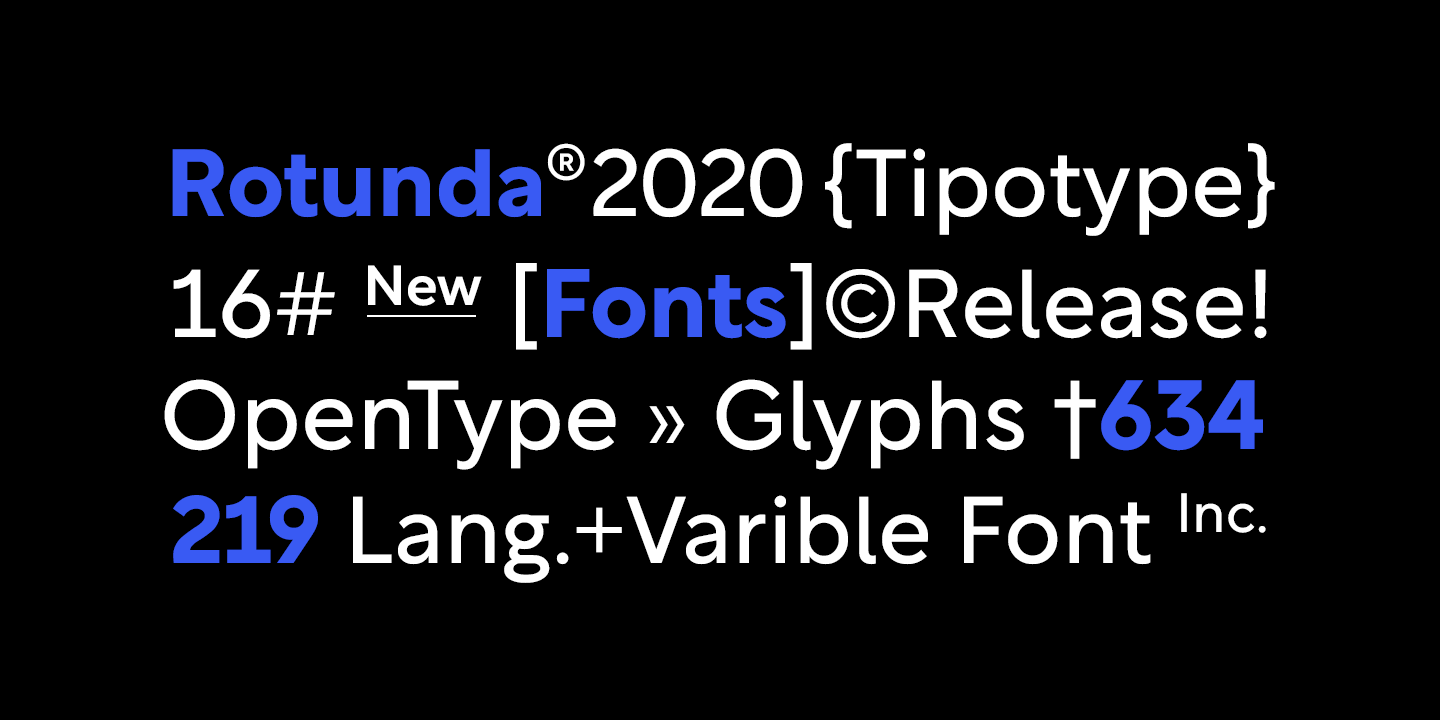 Rotunda Font animation branding design graphic design illustration logo vector