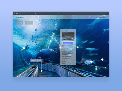Virtual Aquarium aquarium design desktop figma ui ux virtual web