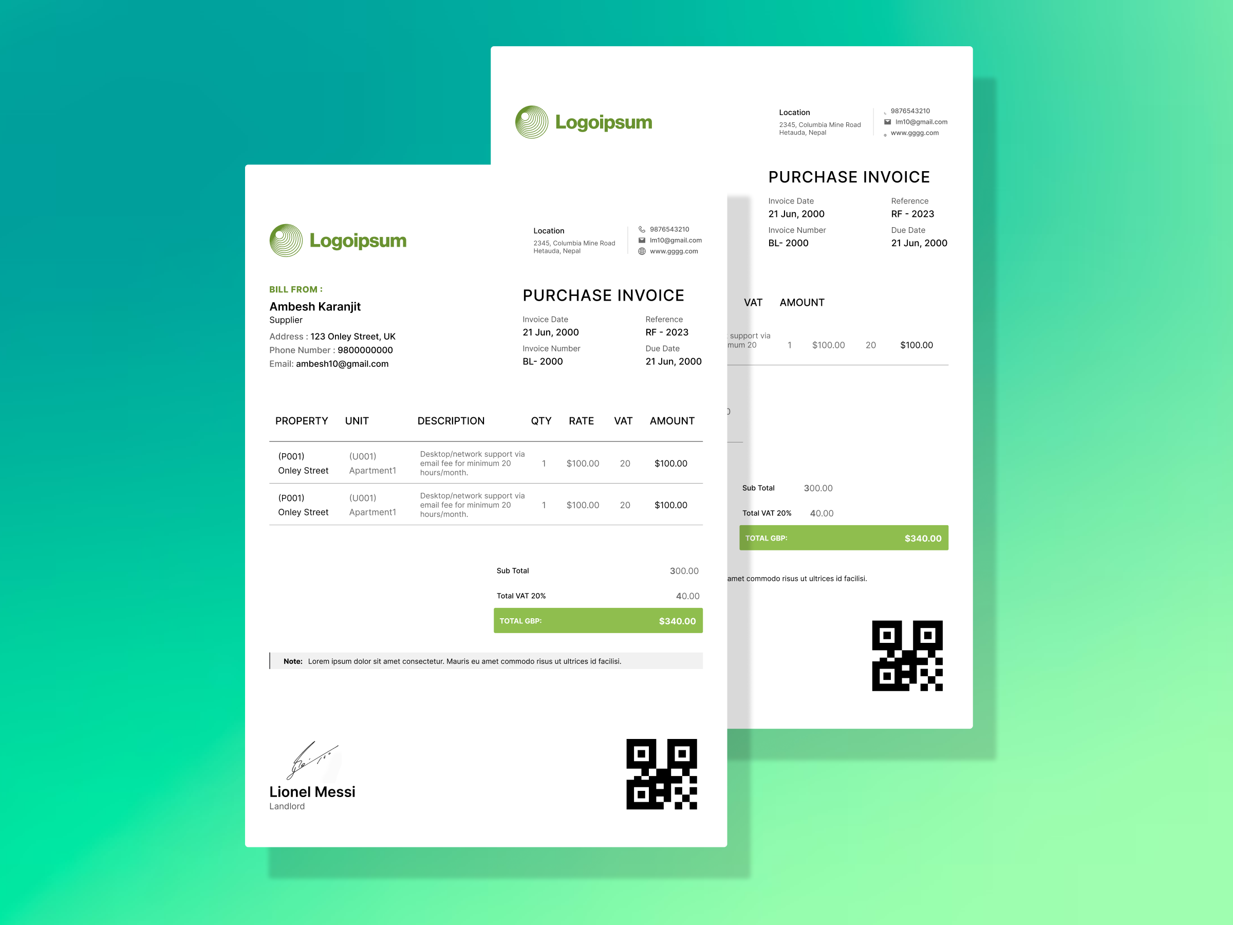 Purchase Invoice Form UI Design app branding design graphic design illustration logo typography ui ux vector
