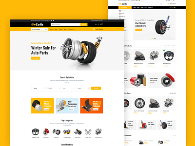Auto Parts & Car Accessories Shopify Theme - Carme best shopify stores bootstrap shopify themes clean modern shopify template clothing store shopify theme ecommerce shopify responsive shopify drop shipping shopify store