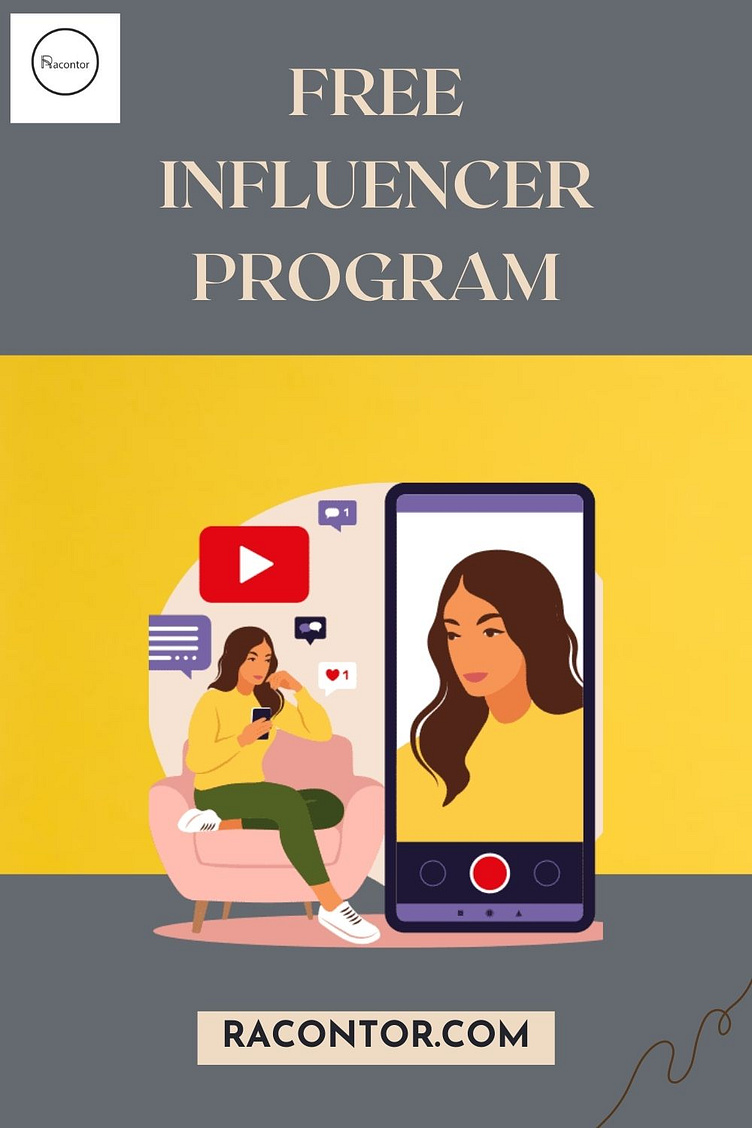 Free Influencer Program by Racontor on Dribbble