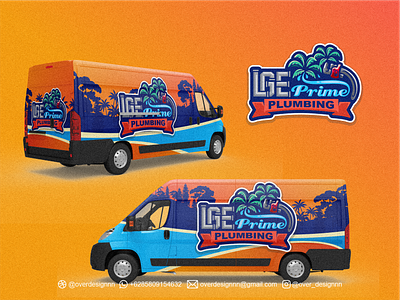 LGE Plumbing Logo branding design graphic design identity illustration logo mark plumbing tshirt vector