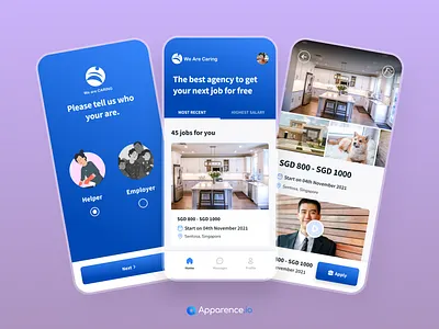 We Are Caring - The Leading Ethical Recruitment Platform agency app application candidates design employer ethical helpers hiring job jobs migrant mobile platform product recruitment singapore worker