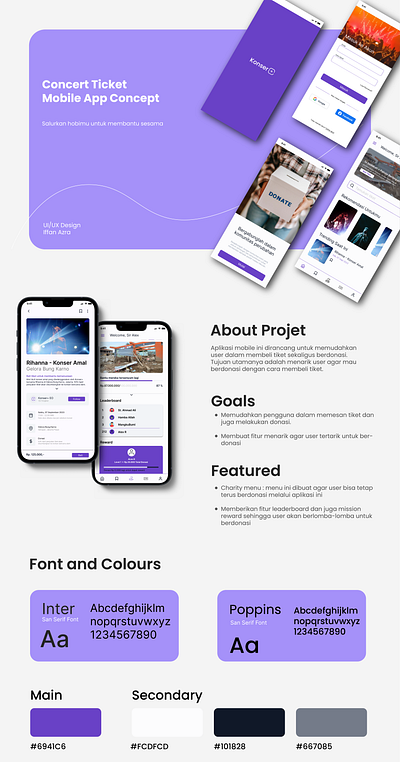 Mobile App Concept Presetation design graphic design ui ux