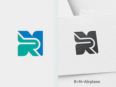 RN or NR Iconick Logo, Modern Logo, Traveling Logo airplane brand mark branding calligraphy font clean corporate flying logo logoconcept logoground minimal modern logo n logo nr logo r logo rn logo tourist logo traveling logo typography