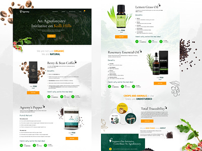 Agremy - a Shopify E-commerce website design illustration ui ux