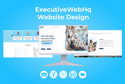 ExecutiveWebHq Website Design attractive website business website design graphic design illustration landing page responsive website ui web design website design