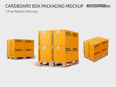 Free Cardboard Box Packaging Mockup box boxes cardboard free freebie mock up mockup mockups packaging photoshop psd template templates