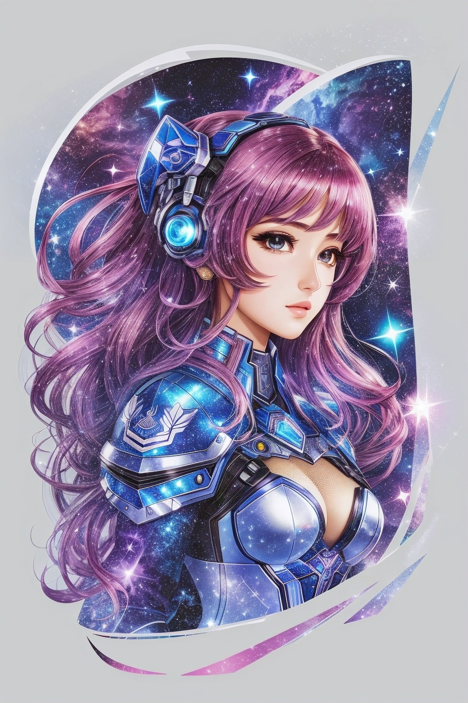 galaxy | Anime character design, Painting inspiration, Iron man hd wallpaper