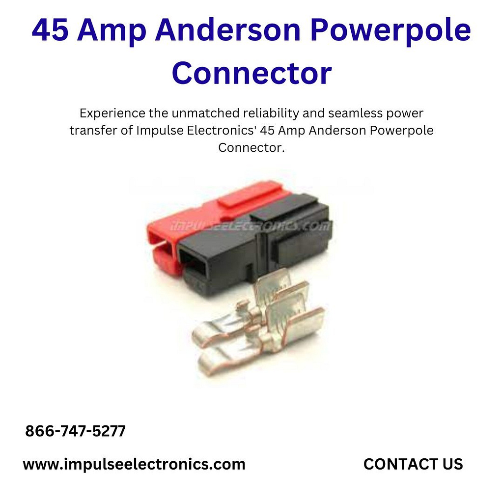 45 Amp Anderson Powerpole Connector by Impulse Electronics on Dribbble