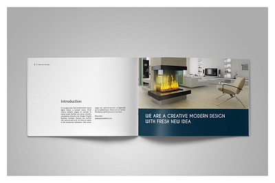 Simple Brochure Portfolio #6 app branding design graphic design illustration logo typography ui ux vector