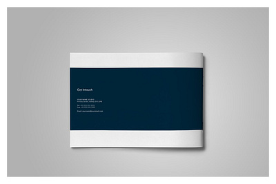 Simple Brochure Portfolio #13 app branding design graphic design illustration logo typography ui ux vector