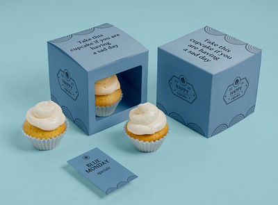 Happy Cupcake Package Design branding graphic design
