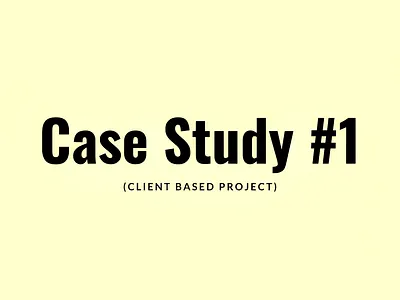Case Study #1 brand branddesign branding casestudy design designcasestudy project project]