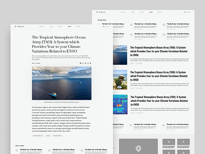 Silopis design grey landing page minimalist news science simple ui ux white