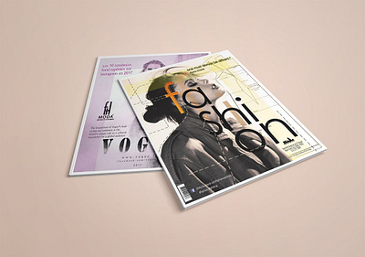 Magazine cover design - Fashion mood branding design graphic design illustration logo typography ui uiux ux vector