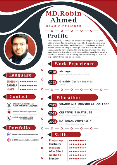 Resume/ CV branding cv design graphic design illustration logo luxury resume typography ui ux vector