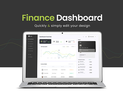 Finance Dashboard branding dashboard finance design graphic design product ui ux