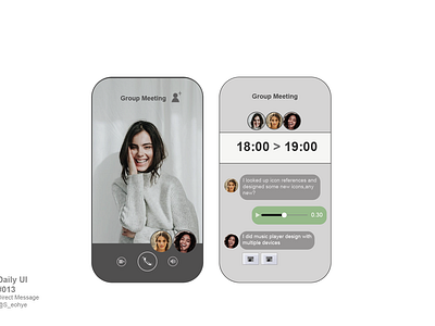 Daily UI #013 direct message dailyui dailyuidirectmessage dm groupchatting ui uidesign uiux ux