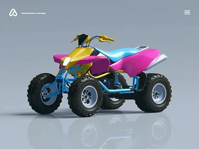 Motorbike animation 3d animation ar automotive branding crypto game graphic design illustration isometric landing page landscape logo lowpoly motion graphics nft render vehicle vr web