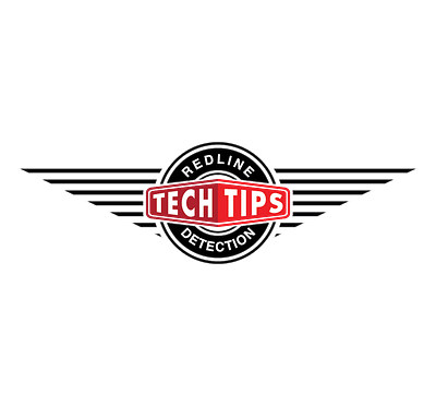 Tech Tips logo for Redline Detection. Also animated this logo art boxxart branding design logo ui
