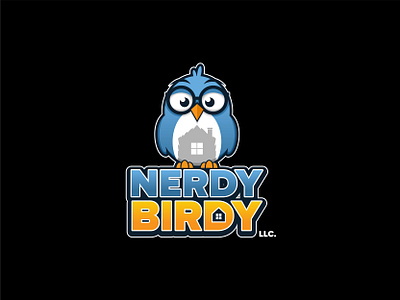 Nerdy Birdy branding graphic design logo