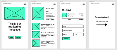 WireFrame app branding design ui ux