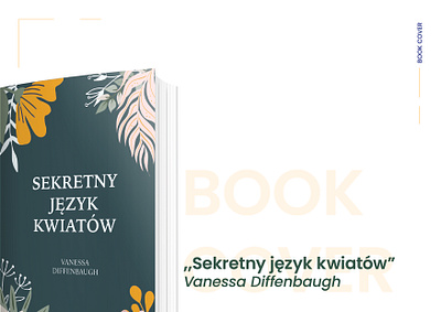 Book cover - "Sekretny język kwiatów" book branding cover design illustration logo