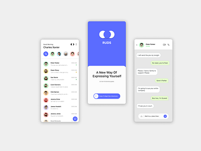 Direct Messaging App - Rather Unusual Design Studio design graphic design typography ui