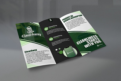 ClearAway Brochure branding graphic design