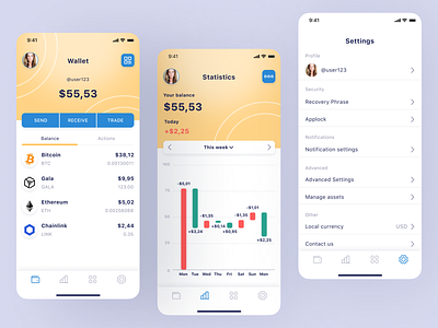 Investment app app design fintech investment mobile ui uidesign ux ux ui