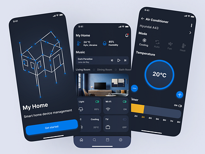Smart home app app design mobile smarthome ui uidesign ux ux ui