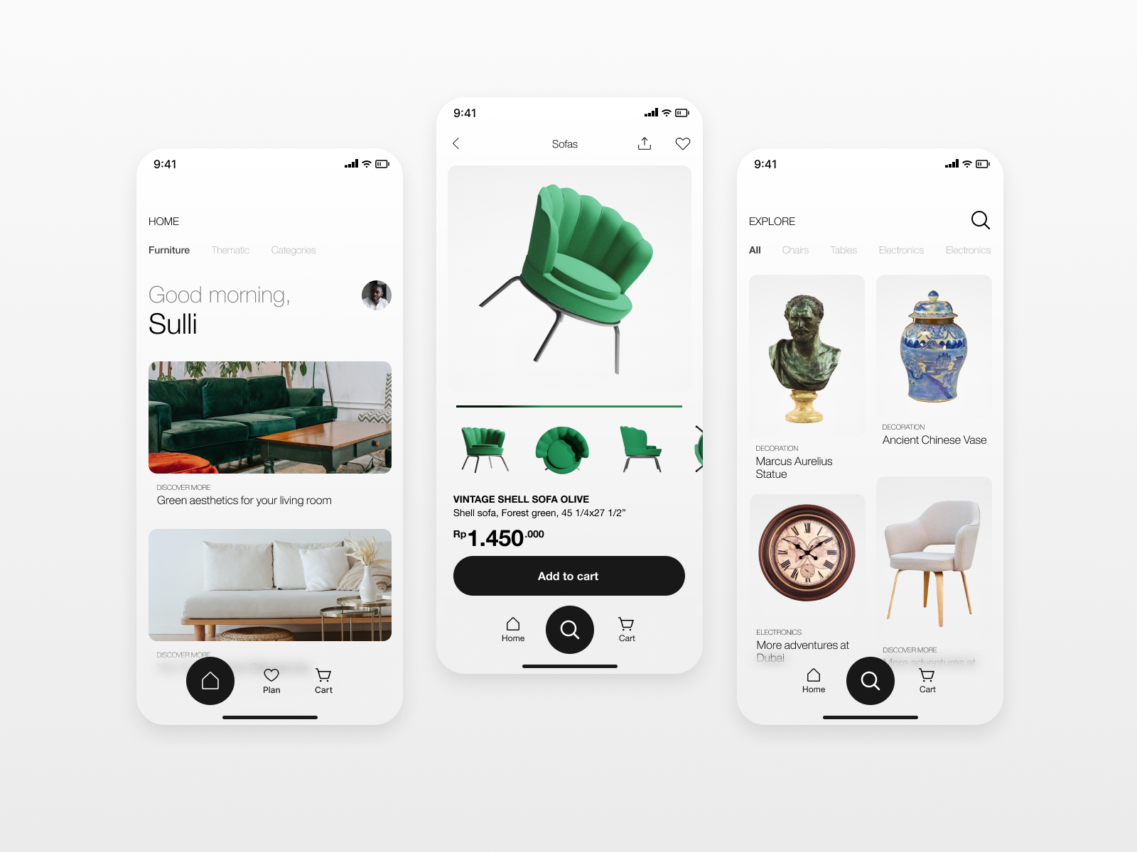Vintage interior marketplace UI Design ikea interior marketplace minimalist minimalistic design mobile design mobile ui simple design ui ui design ui exploration uiux uiux exploration vintage