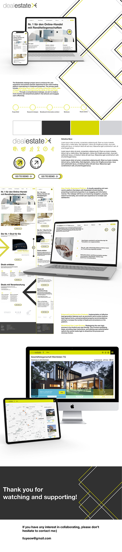 Redesign_Online property trading platfom redesign ui ux webdesign