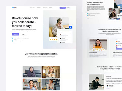 Slightly - Landing Page business crm design design system dipa inhouse graphic design interaction landing page marketing meeting motion graphics saas ui ux virtual meeting web design zoom