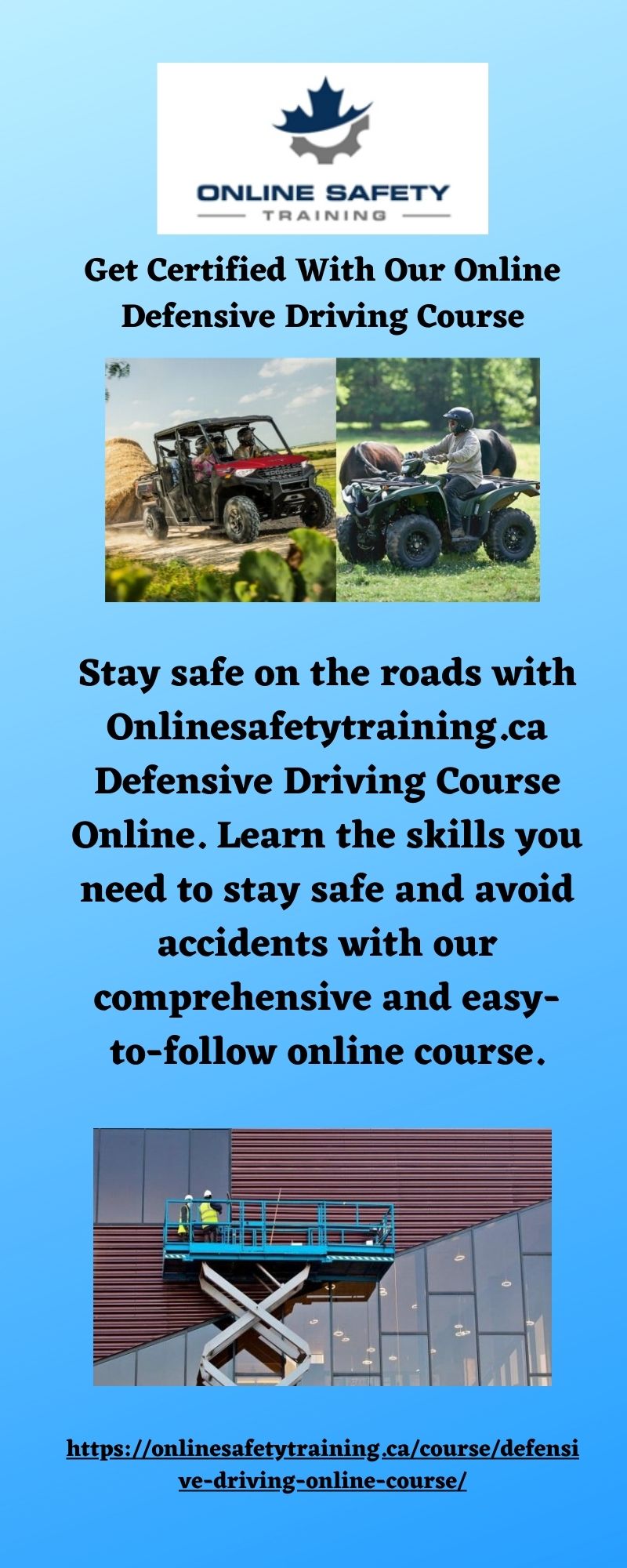 Get Certified With Our Online Defensive Driving Course By Online Safety ...